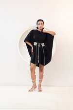 Load image into Gallery viewer, BLACK KAFTAN DRESS